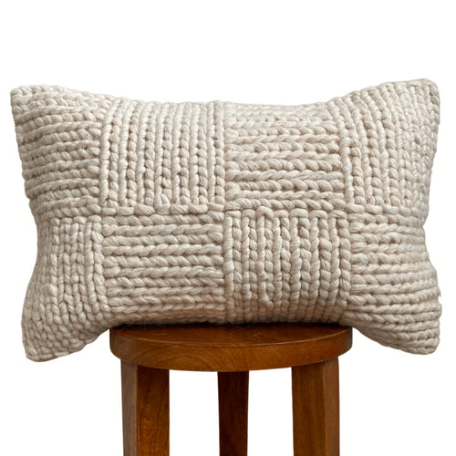 Asheville Wool Lumbar Pillow, 18