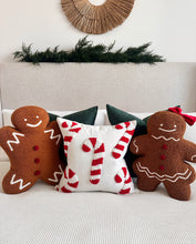 Load image into Gallery viewer, Ms. Gingerbread Shaped Pillow