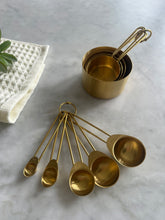 Load image into Gallery viewer, Solid Gold Measuring Cups &amp; Spoons, Set of 8