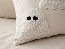 Load image into Gallery viewer, Ivory Tufted Ghost Pillow Cover