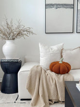 Load image into Gallery viewer, Jumbo Sherpa Orange Pumpkin Pillow