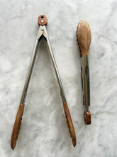 Load image into Gallery viewer, Acacia Wood Tongs, Set of 2