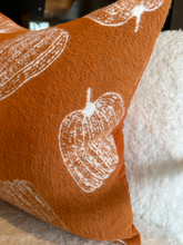 Load image into Gallery viewer, Burnt Orange Pumpkin Pillow Cover