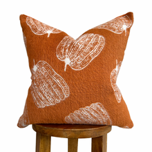 Load image into Gallery viewer, Burnt Orange Pumpkin Pillow Cover