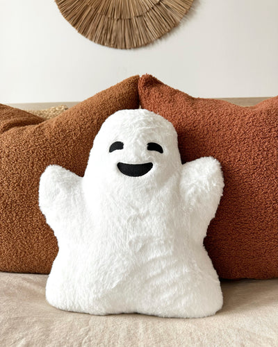 Faux Fur Ghost Pillow