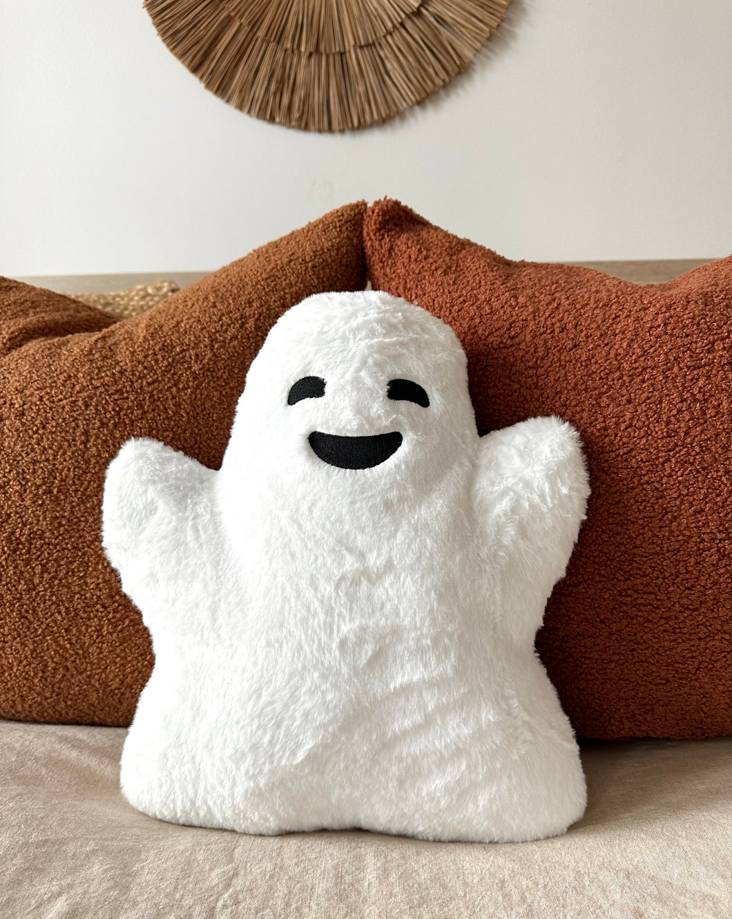 Faux Fur Ghost Pillow PREORDER