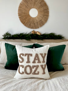 Stay Cozy Pillow Cover