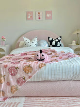 Load image into Gallery viewer, Black Ghost Pillow Cover