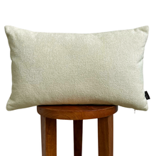 Load image into Gallery viewer, Cream Sherpa Lumbar Pillow Cover, 12x20&quot;