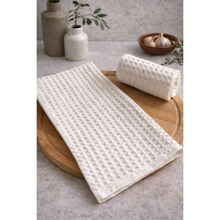 Load image into Gallery viewer, Verona Waffle Kitchen Towels – 2 Piece Set