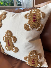 Load image into Gallery viewer, Mini Gingerbread Christmas Pillow Cover
