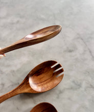 Load image into Gallery viewer, Teak Wooden Salad Spoons, Set of 3