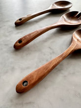 Load image into Gallery viewer, Teak Wooden Salad Spoons, Set of 3