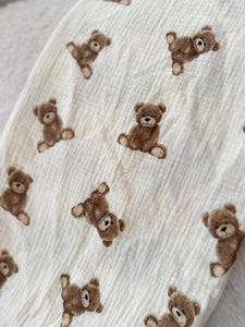 Teddy Bear Swaddle Blanket