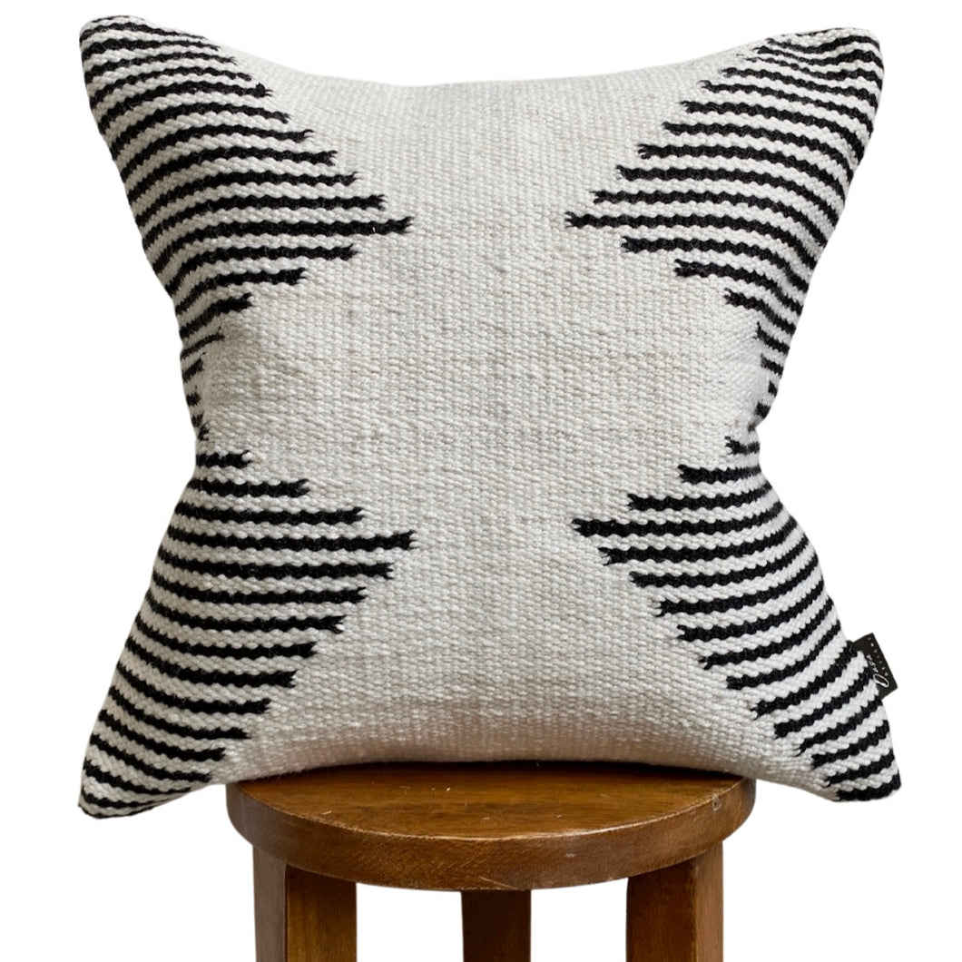 Amira Modern Stripe Outdoor Pillow Cover, 18