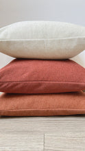 Load image into Gallery viewer, Red Rust Sherpa Pillow Cover, 20&quot;