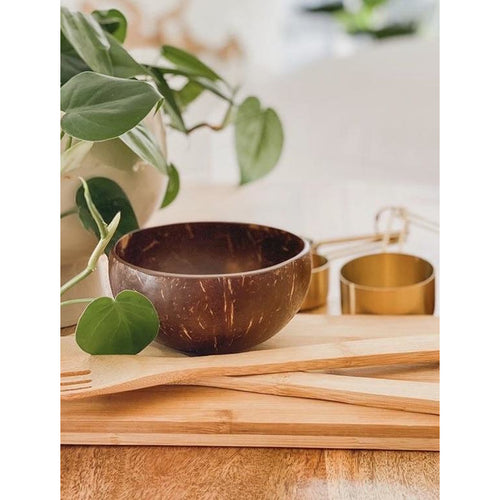 Natural Coconut Bowls (Set of two)