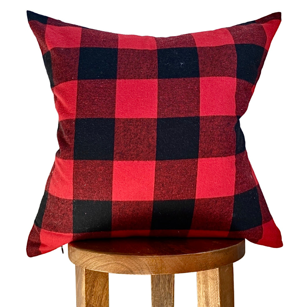Red Buffalo Plaid Pillow Covers FINAL SALE